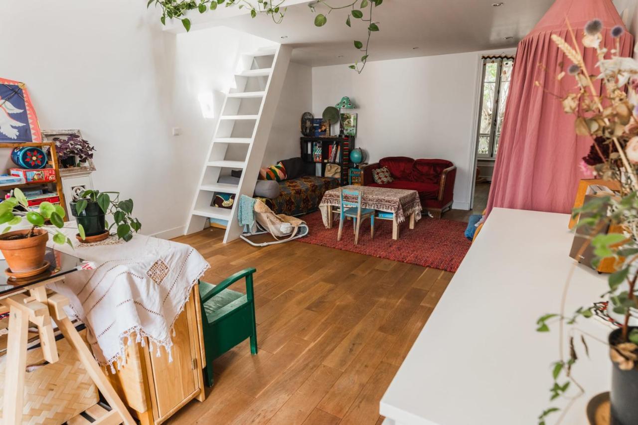 Bright Atypical Duplex In Menilmontant Apartment ปารีส ภายนอก รูปภาพ
