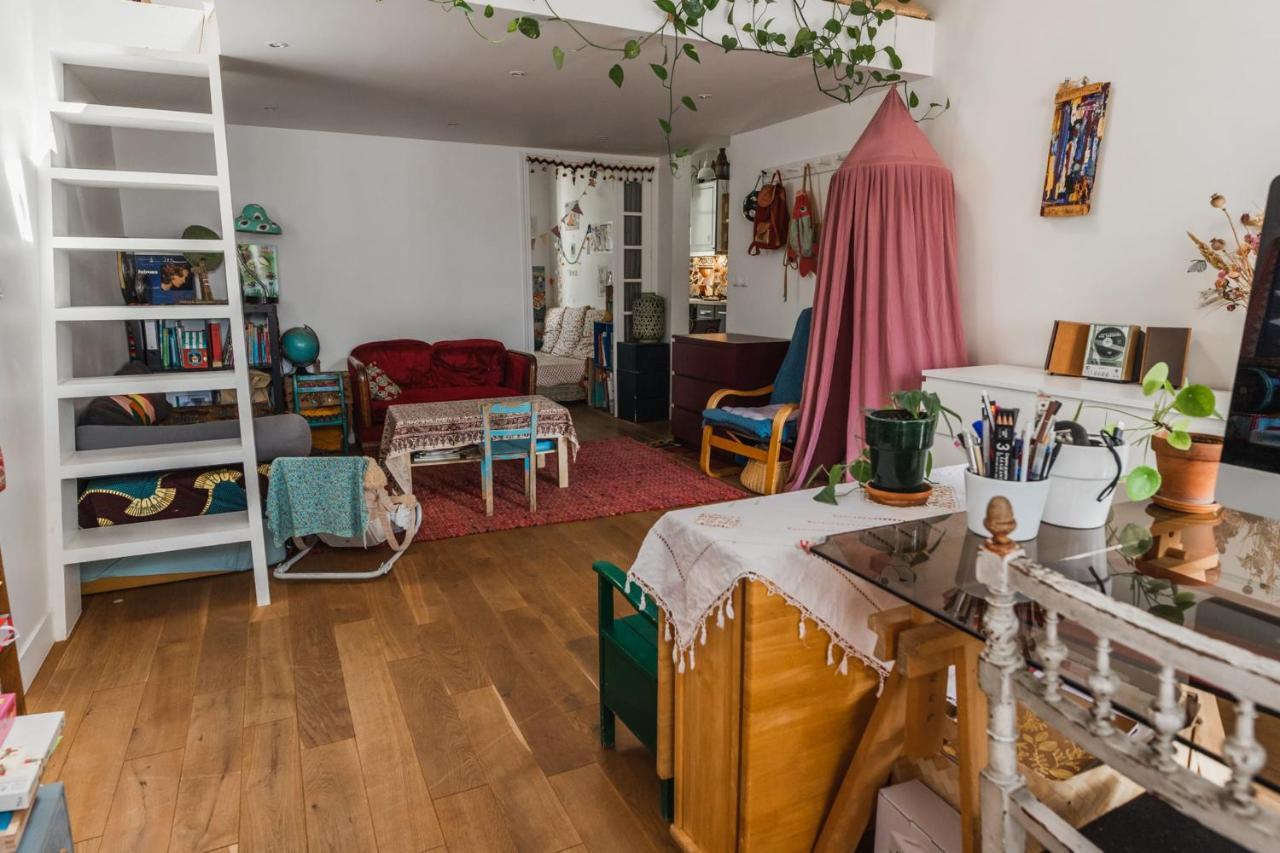 Bright Atypical Duplex In Menilmontant Apartment ปารีส ภายนอก รูปภาพ