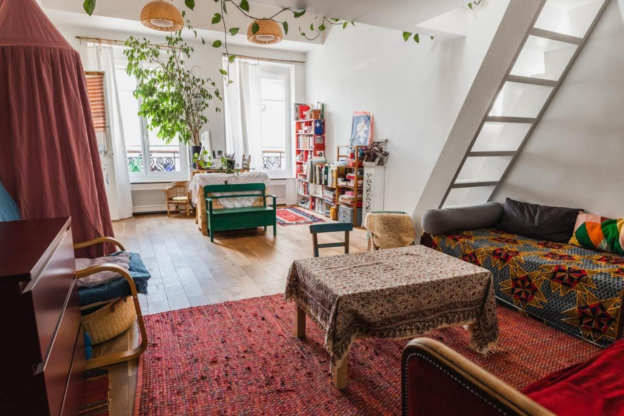 Bright Atypical Duplex In Menilmontant Apartment ปารีส ภายนอก รูปภาพ