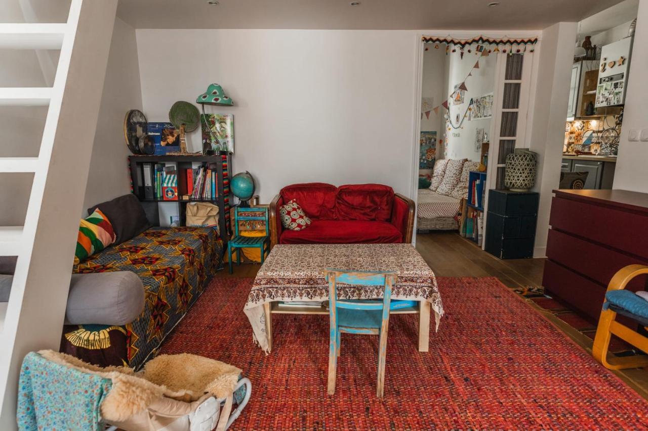 Bright Atypical Duplex In Menilmontant Apartment ปารีส ภายนอก รูปภาพ
