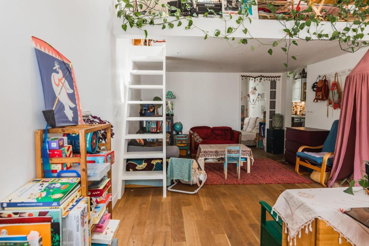 Bright Atypical Duplex In Menilmontant Apartment ปารีส ภายนอก รูปภาพ