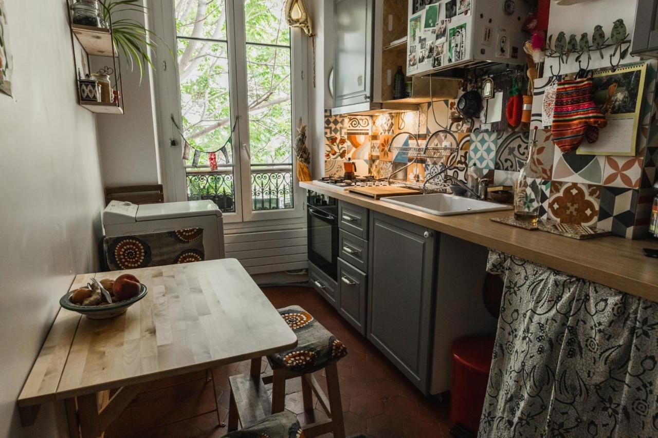 Bright Atypical Duplex In Menilmontant Apartment ปารีส ภายนอก รูปภาพ